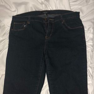 Dark wash jeans from Forever 21